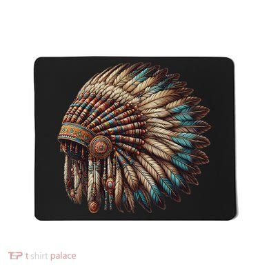 War Bonnet Indian Native American Chief Mousepad