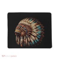 War Bonnet Indian Native American Chief Mousepad thumb 0