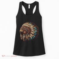War Bonnet Indian Native American Chief Women's Tank Top thumb 0