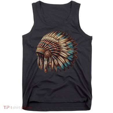 War Bonnet Indian Native American Chief Tank Top