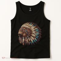 War Bonnet Indian Native American Chief Tank Top thumb 2