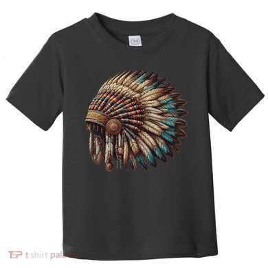 War Bonnet Indian Native American Chief Toddler T-Shirt
