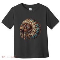 War Bonnet Indian Native American Chief Toddler T-Shirt thumb 0