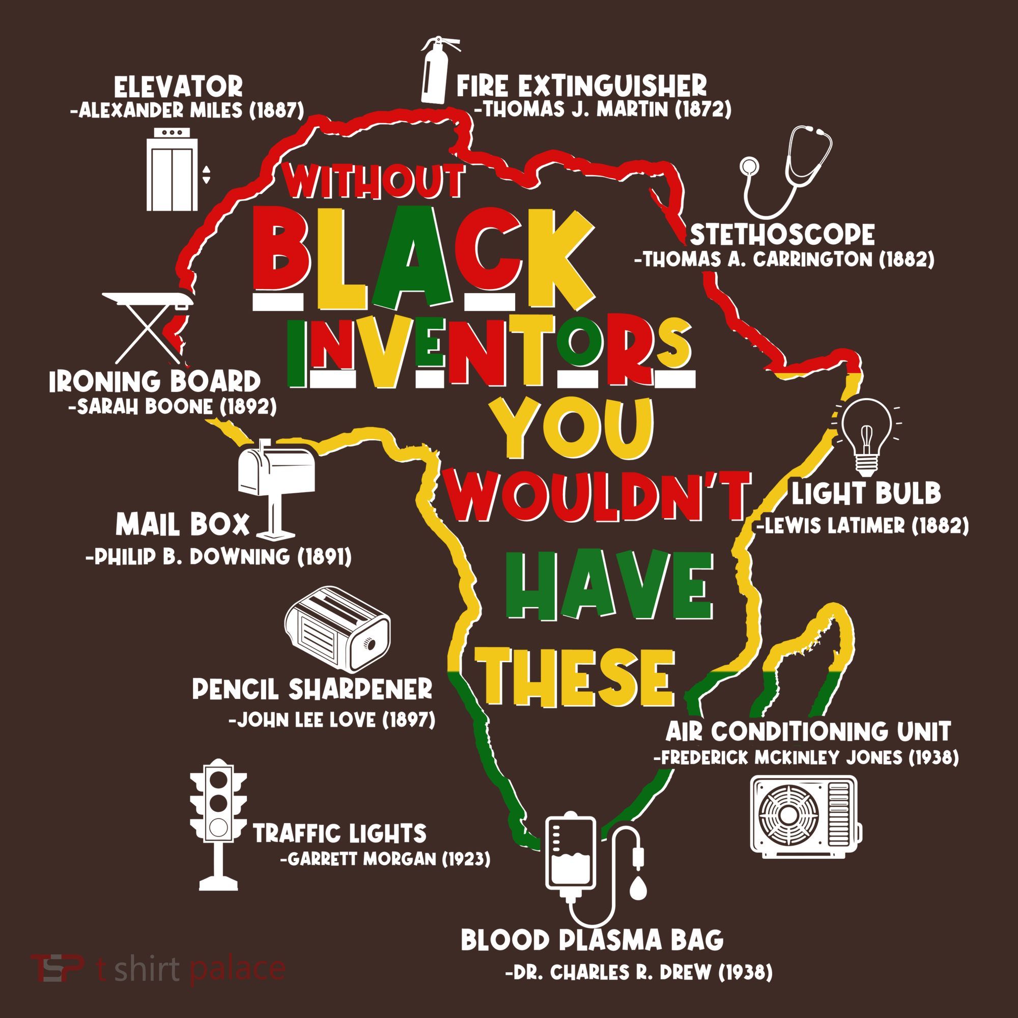 Without Black Inventors You Wouldnt Have These Important Inventions T-Shirt