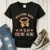 Welcome Back IM Glad YouRe Here Teacher Women's T-Shirt thumb 3