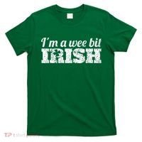 Wee Bit Irish Funny Irish Heritage St Paddys T-Shirt thumb 0