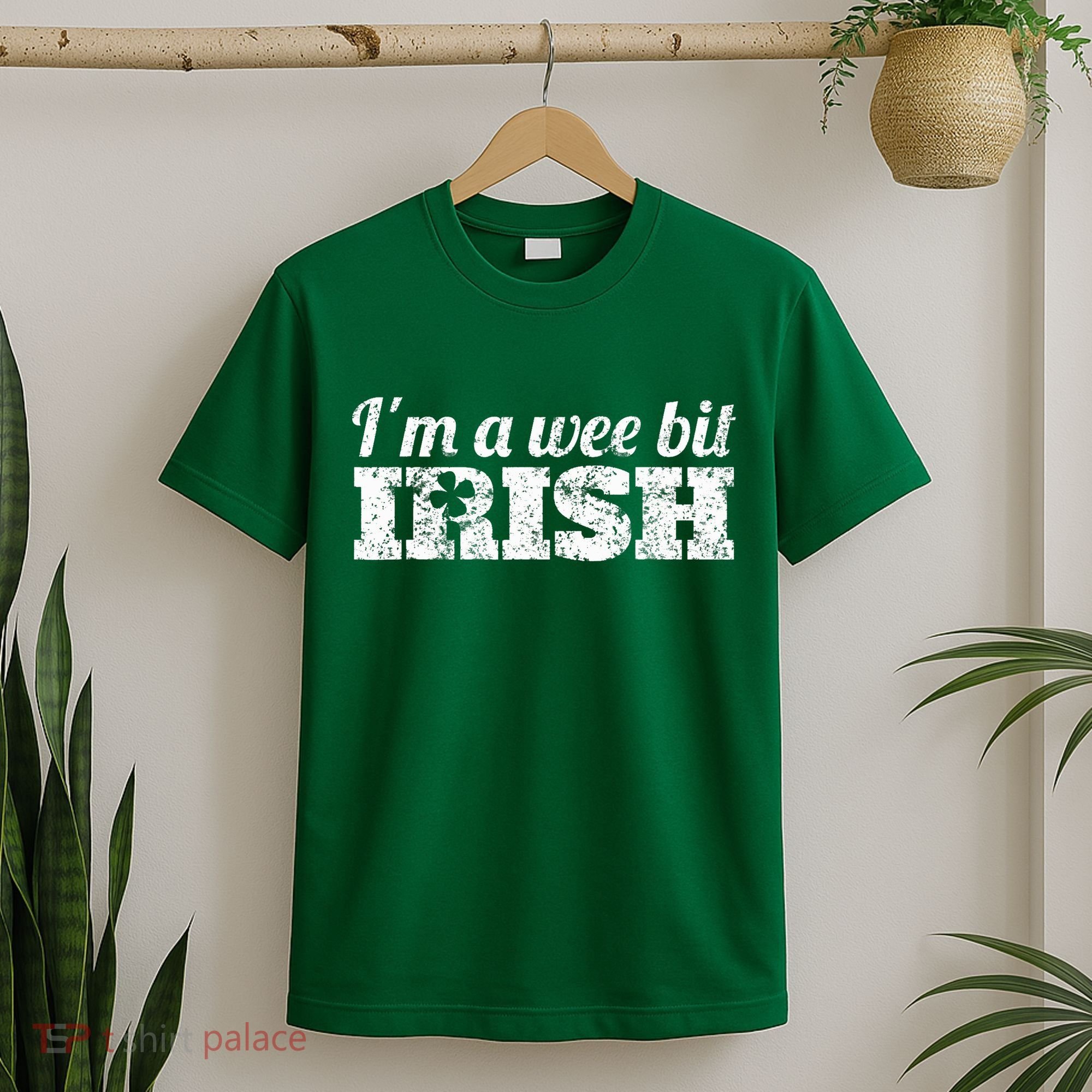Wee Bit Irish Funny Irish Heritage St Paddys T-Shirt