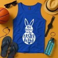 We Believe In The Easter Bunny Tank Top thumb 4