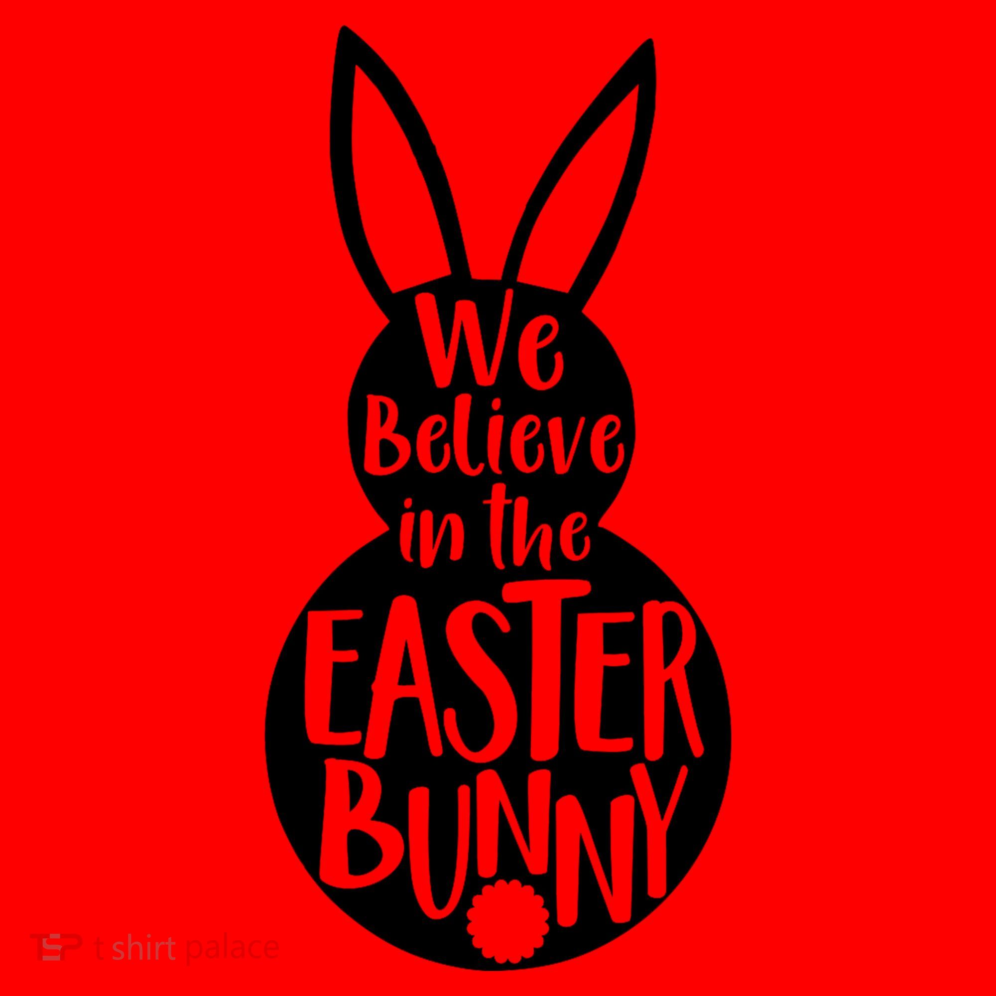 We Believe In The Easter Bunny Santa Hat