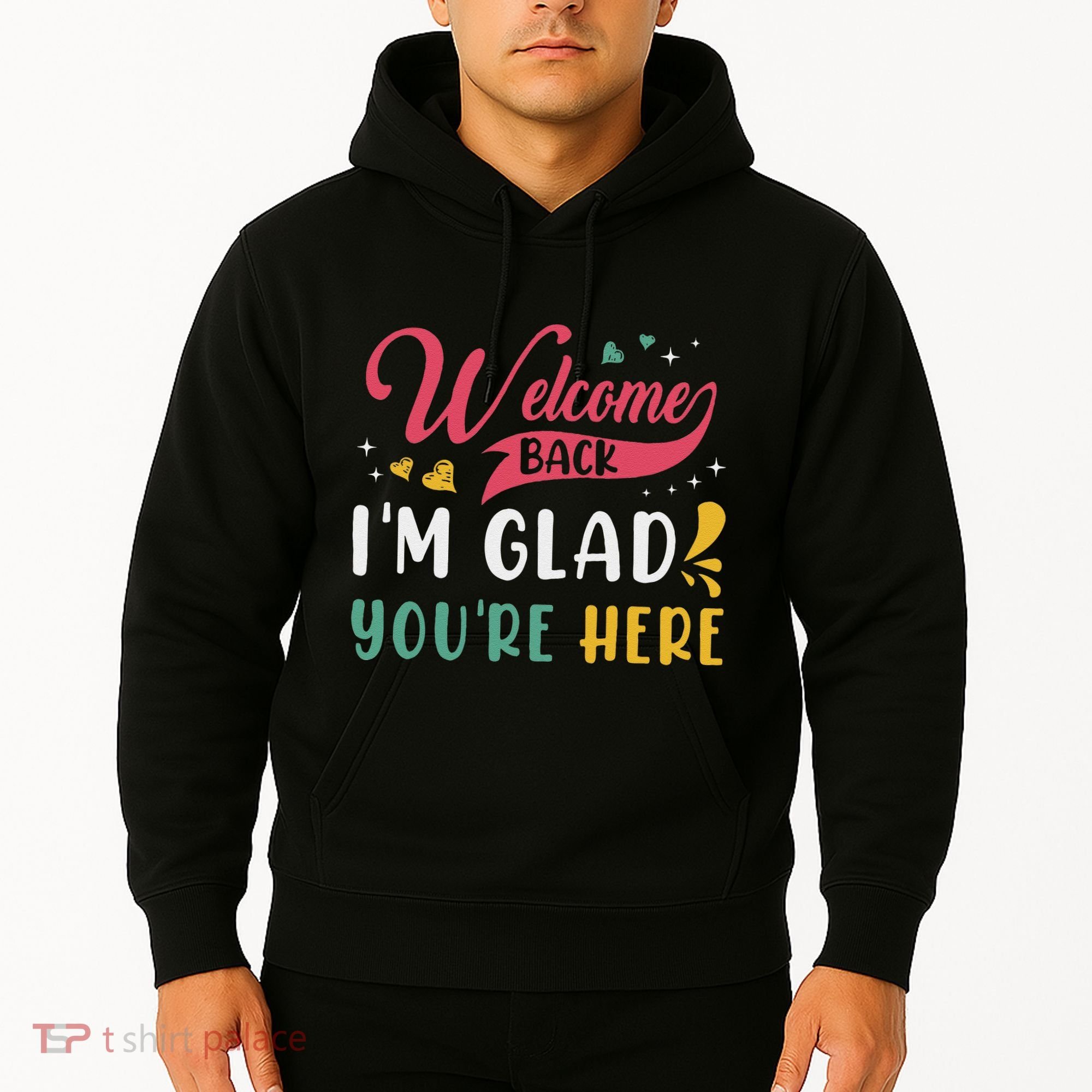 Welcome Back IM Glad YouRe Here Teacher Back To School Hoodie