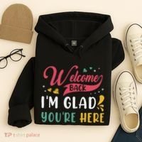 Welcome Back IM Glad YouRe Here Teacher Back To School Hoodie thumb 4