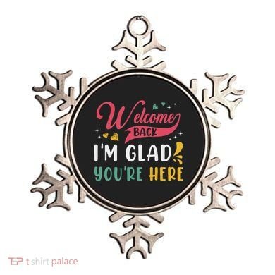 Welcome Back IM Glad YouRe Here Teacher Back To School Ornament