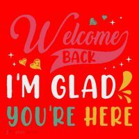 Welcome Back IM Glad YouRe Here Teacher Back To School Santa Hat thumb 1