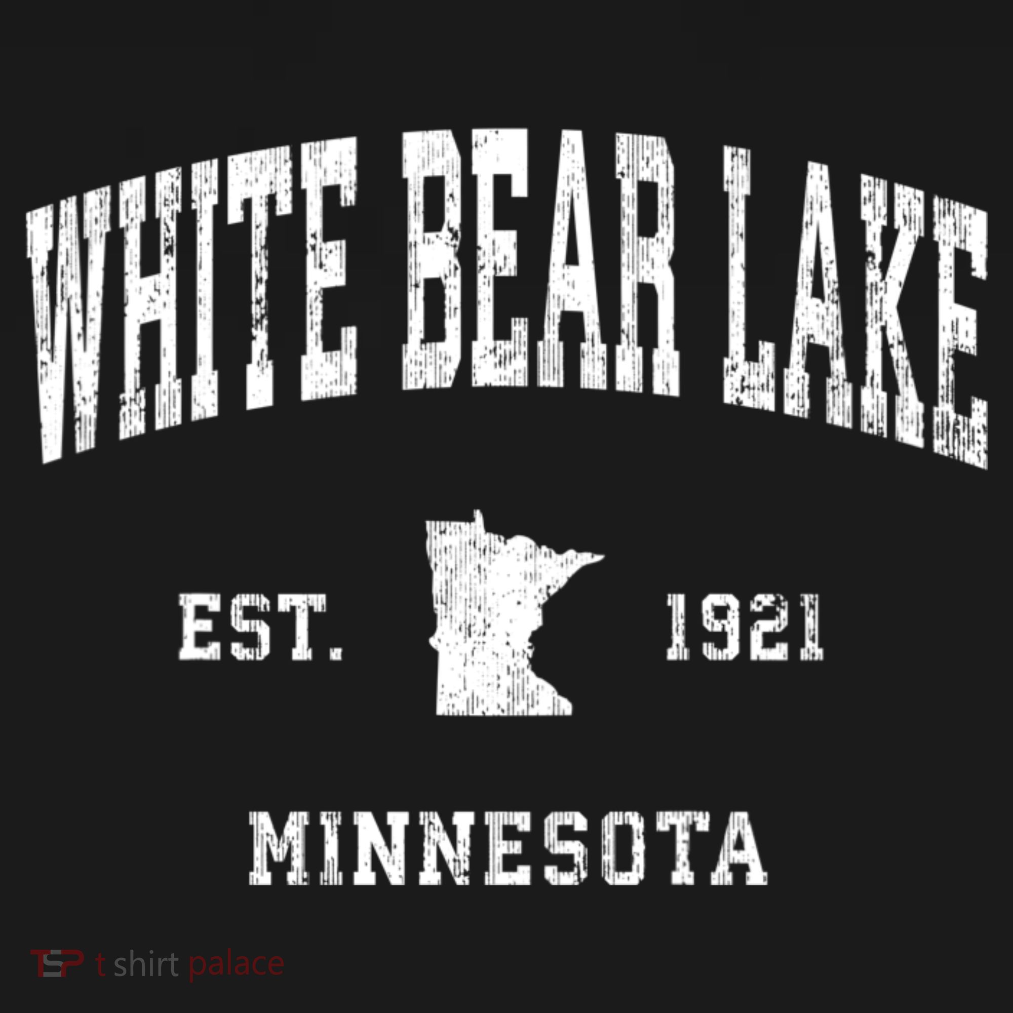 White Bear Lake Minnesota Mn Vintage Athletic Sports T-Shirt
