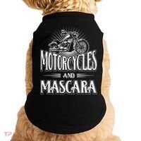 Womens Biker Lifestyle Quotes Motorcycles And Mascara Doggie Tank thumb 0