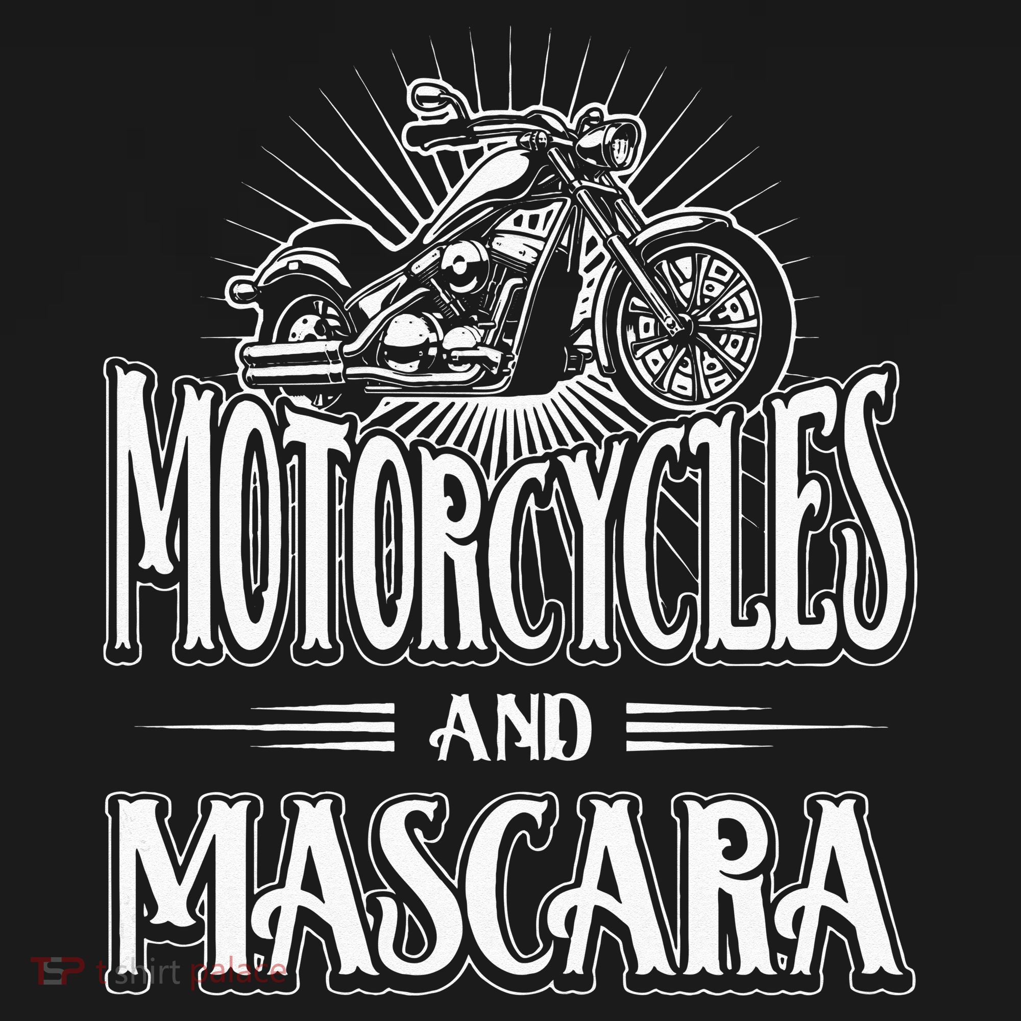 Womens Biker Lifestyle Quotes Motorcycles And Mascara Women's Hoodie