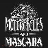 Womens Biker Lifestyle Quotes Motorcycles And Mascara Baby Bodysuit thumb 2