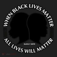 When Black Lives Matter All Lives Will Matter Women's Sweatshirt thumb 2