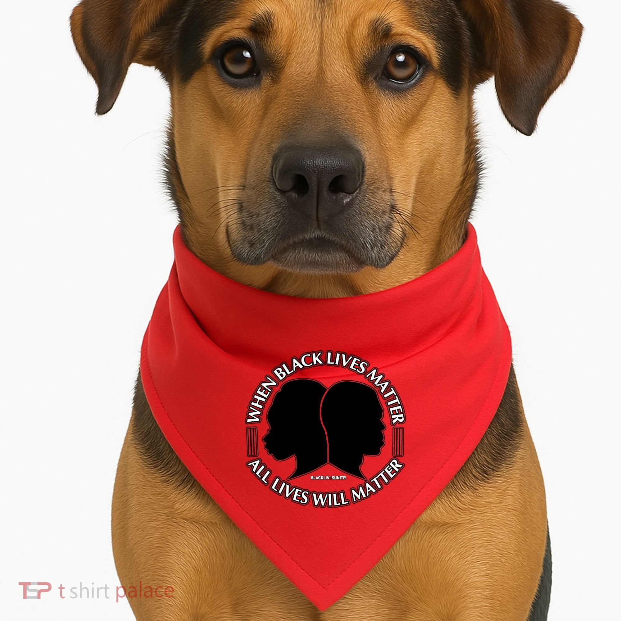 When Black Lives Matter All Lives Will Matter USA-Made Doggie Bandana
