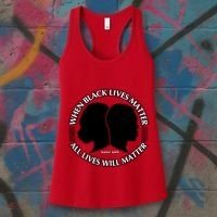 When Black Lives Matter All Lives Will Matter Women's Tank Top thumb 3