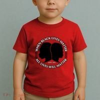 When Black Lives Matter All Lives Will Matter Toddler T-Shirt thumb 2