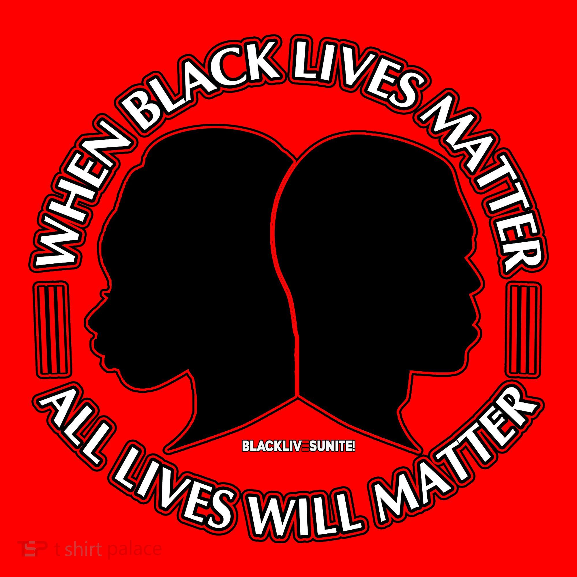 When Black Lives Matter All Lives Will Matter Women's Long Sleeve Shirt