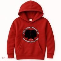 When Black Lives Matter All Lives Will Matter Kids Hoodie thumb 0