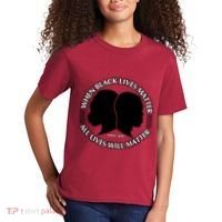 When Black Lives Matter All Lives Will Matter Kids T-Shirt thumb 2