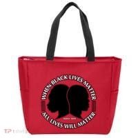 When Black Lives Matter All Lives Will Matter Tote Bag thumb 0
