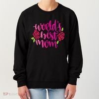 Worlds Best Mom Flower Women's Sweatshirt thumb 0