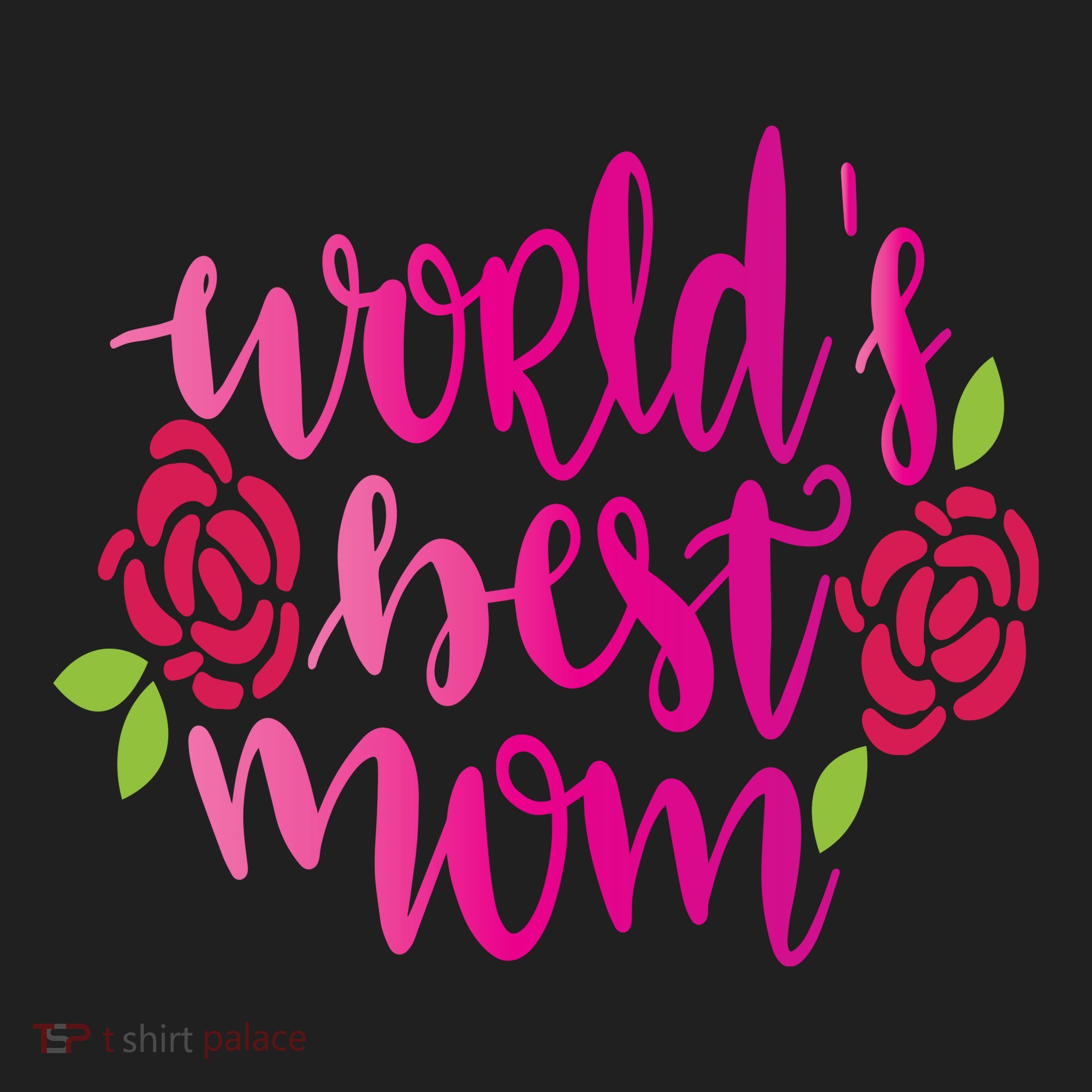 Worlds Best Mom Flower Women's Sweatshirt
