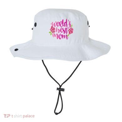 Worlds Best Mom Flower Bucket Hat