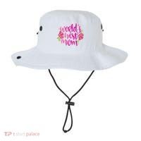 Worlds Best Mom Flower Bucket Hat thumb 0