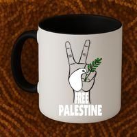 West Bank Middle East Peace Dove Olive Branch Free Palestine Cool Gift Coffee Mug thumb 2
