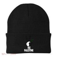 West Bank Middle East Peace Dove Olive Branch Free Palestine Cool Gift Beanie thumb 0