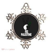 West Bank Middle East Peace Dove Olive Branch Free Palestine Cool Gift Ornament thumb 0