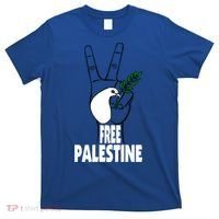West Bank Middle East Peace Dove Olive Branch Free Palestine Cool Gift T-Shirt thumb 0