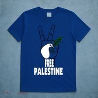 West Bank Middle East Peace Dove Olive Branch Free Palestine Cool Gift T-Shirt thumb 5