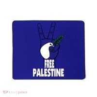 West Bank Middle East Peace Dove Olive Branch Free Palestine Cool Gift Mousepad thumb 0