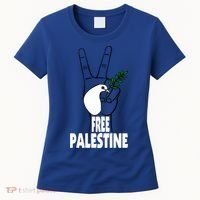 West Bank Middle East Peace Dove Olive Branch Free Palestine Cool Gift Women's T-Shirt thumb 0