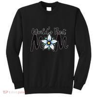 World's Best Mom Flower Sweatshirt thumb 0