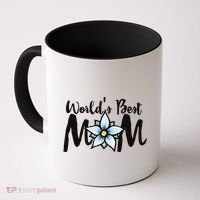 World's Best Mom Flower Coffee Mug thumb 0
