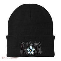 World's Best Mom Flower Beanie thumb 0