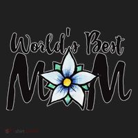 World's Best Mom Flower Beanie thumb 2