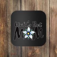 World's Best Mom Flower Coaster thumb 0
