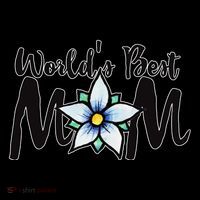 World's Best Mom Flower Mousepad thumb 1
