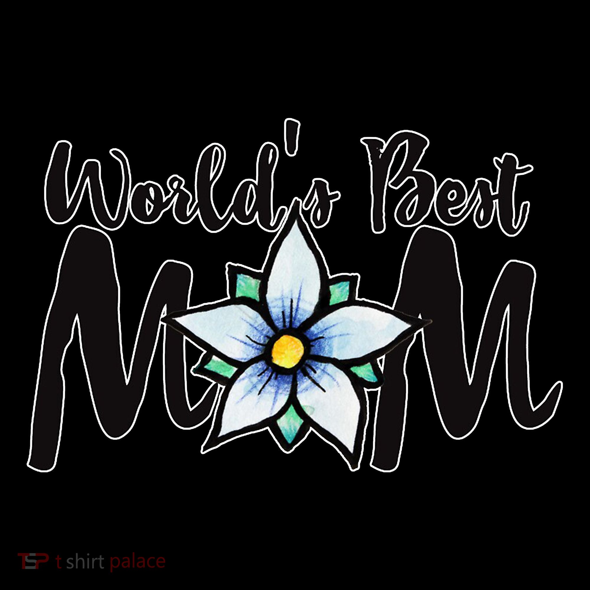 World's Best Mom Flower Women's Tank Top