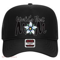 World's Best Mom Flower Hat thumb 0