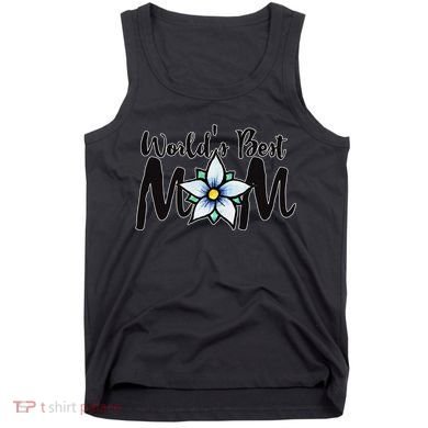World's Best Mom Flower Tank Top