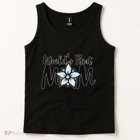 World's Best Mom Flower Tank Top thumb 2